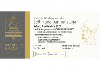 invito settimana dannunziana sabato 7 settembre 2019